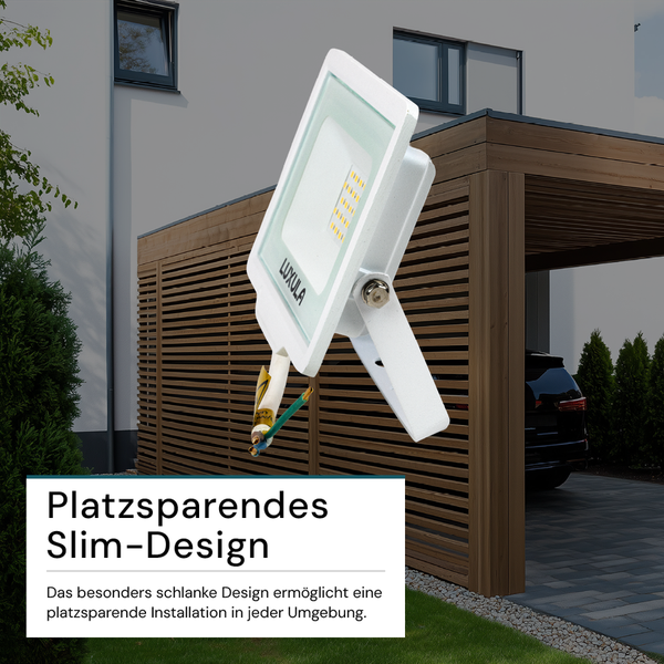 LED-Strahler mit schlankem Design für den Außenbereich