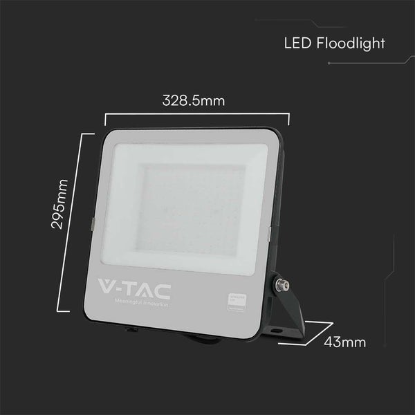 V-TAC VT-44153 - LED-Scheinwerfer - Schwarz - 135lm/w - Samsung - IP65 - 150 Watt - 17220 Lumen -