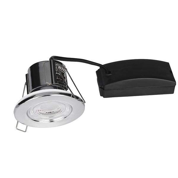 V-TAC VT-885-C - LED-Downlights - PRO Fire Rated Integrated - Samsung - IP65 - Chrom - 5 Watt -
