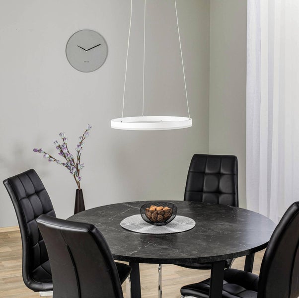 Arcchio LED Albiona (Modern) in Weiß aus Metall (1 flammig, ) Küchenleuchte