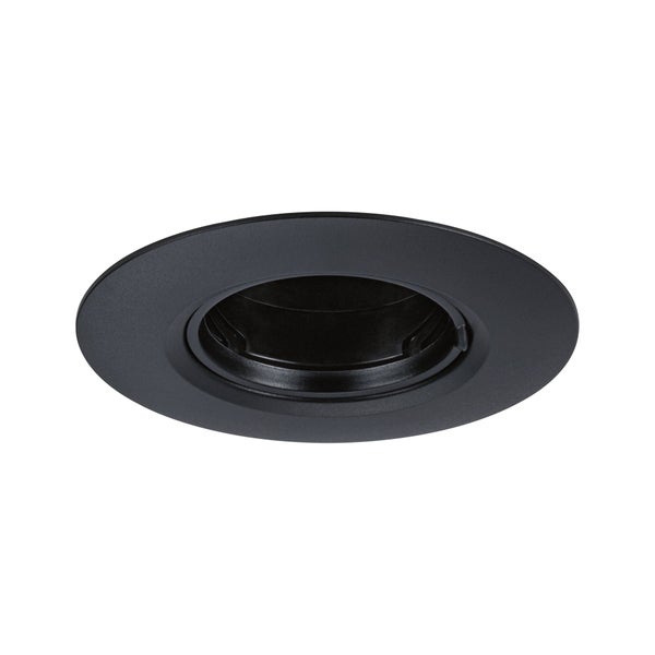 Einbauleuchte 3er-Set starr rund 90mm GU10 max. 3x10W 230V dimmbar Schwarz