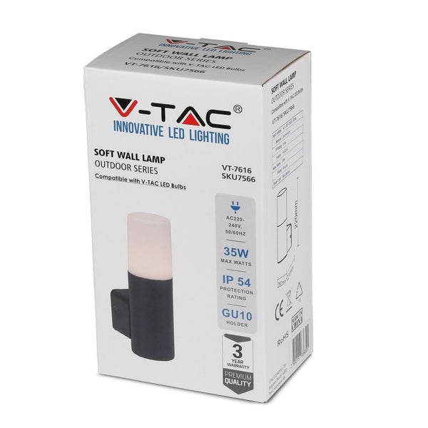 Verpackung einer V-TAC LED-Außenwandleuchte