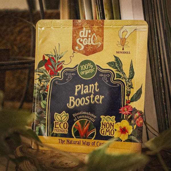 Dr.Soil PLANT BOOSTER, Natürliche Immunität - Pflanzenstärkungsmittel, Einzeldosis von 10ml für 1L Spritzlösung