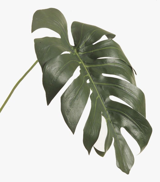 Künstlicher grüner Dekozweig mit segmentierten Stielen für Vasen und Gestecke.