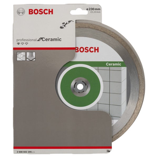 Bosch Diamanttrennscheibe Standard for Ceramic 230x22,23x1,6x7 mm 2608602205