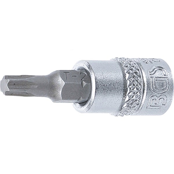 BGS Bit-Einsatz Antrieb Innenvierkant 6,3 mm (1/4) T-Profil (für Torx) T25 - 2593