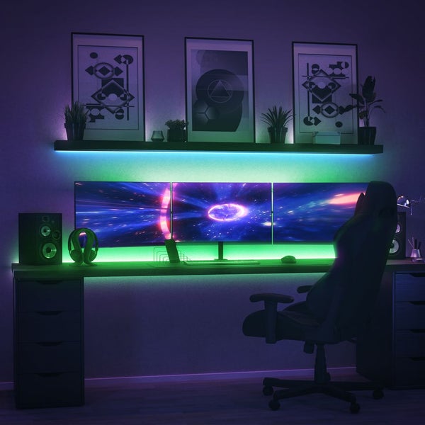 LED Streifen 10 m - dimmbar, Fernbedienung, Farbwechsel, RGB
