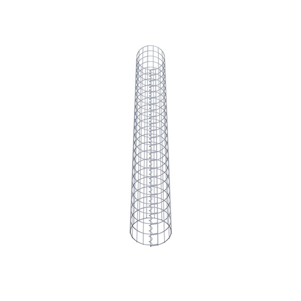 Gabionensäule Durchmesser 27 cm, MW 5 x 10 cm rund - Höhe: 2,30 m