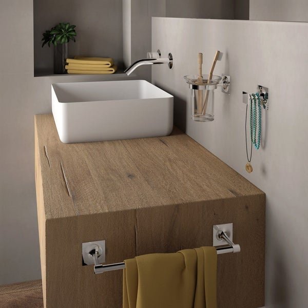 Handtuchalter aus verchromten Messing, verstellbar | Mimosa