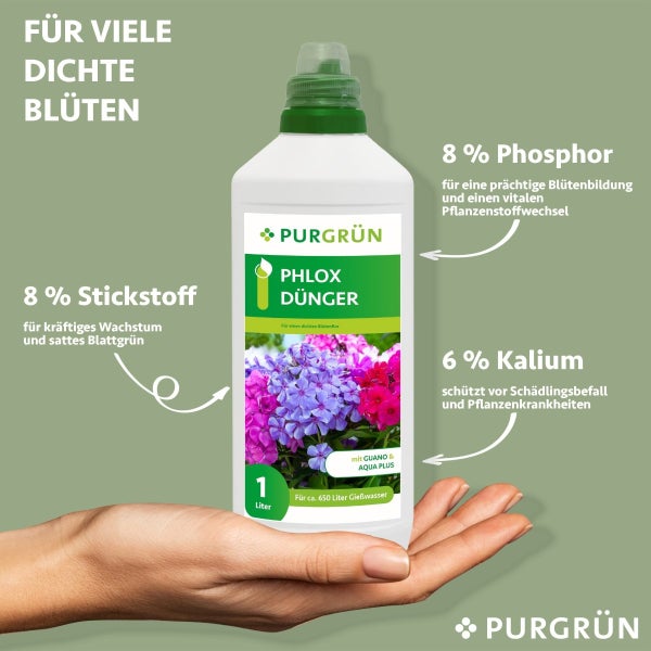Purgrün Phlox-Dünger 1 Liter