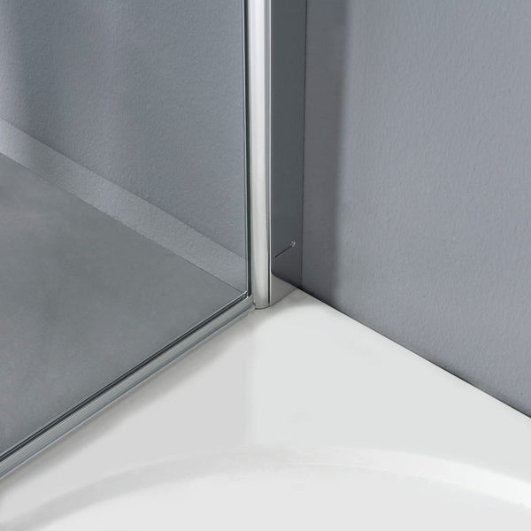 Duschpaneel in cm 110x190 Klarglas | Walk in