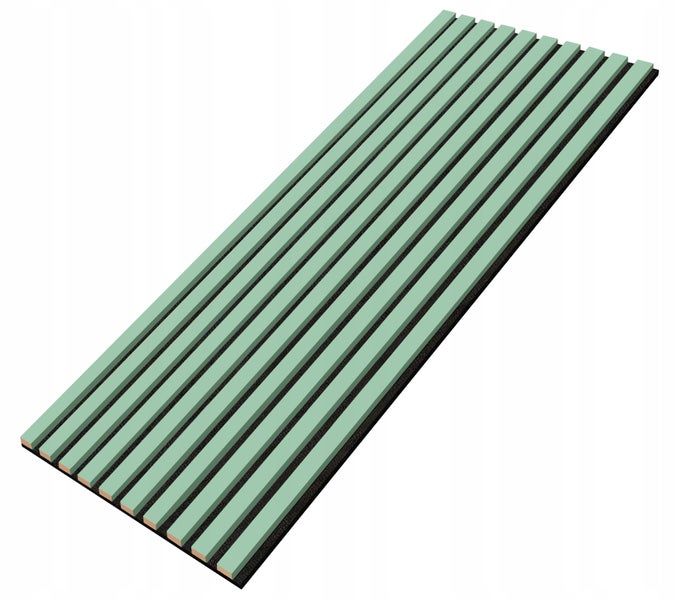 Akustikpaneel CLAMARO Salbei Grün MDF 2750 x 460 x 18 mm