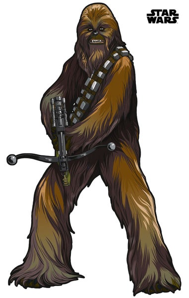Disney Wandtattoo Star Wars Chewbacca XXL Braun - 127 x 200 cm - 612421