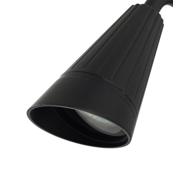 Lindby Wandleuchte außen Sorvete (Modern) in Schwarz aus Aluminium (1 flammig, GU10) - Außenwandleuchten Wandlampe Led Außenlampe Outdoor für Außenwand/Hauswand Haus Terrasse & Balkon