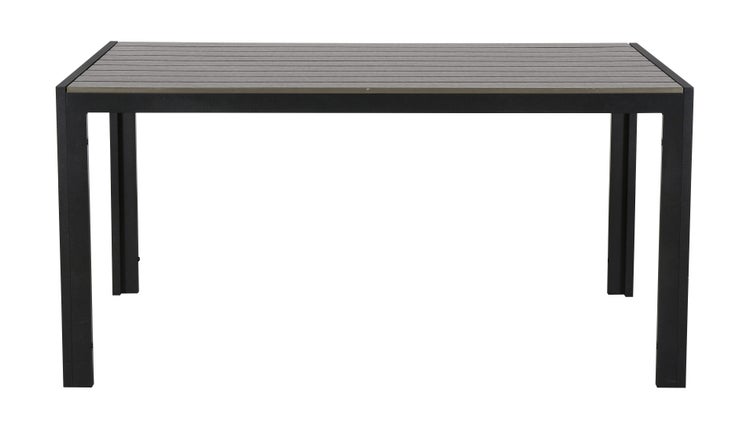 Cirl Gartentisch, 150 cm schwarz/grau. 150 X 90 X 75 cm