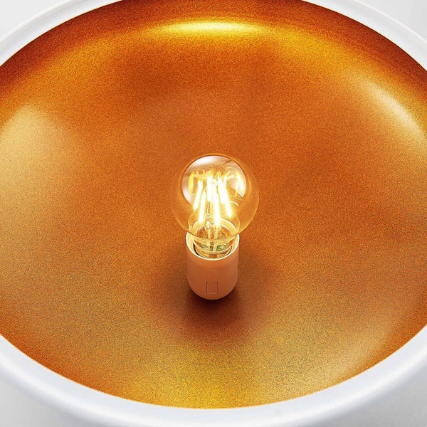 Lindby Deckenlampe Gerwina (Modern) in Weiß aus Metall (1 flammig, E27) - Deckenleuchte Lampe Wohnzimmerleuchte