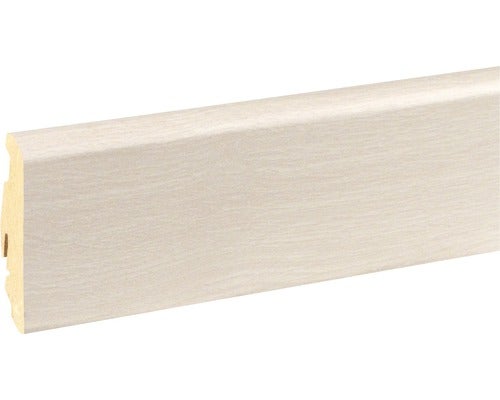 Sockelleiste Skandor Eiche weiß 19x58x2400mm