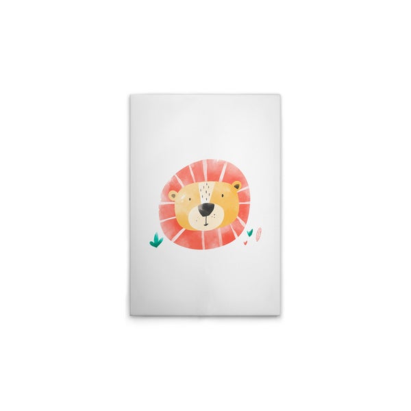 Leinwandbild mit Löwenmotiv