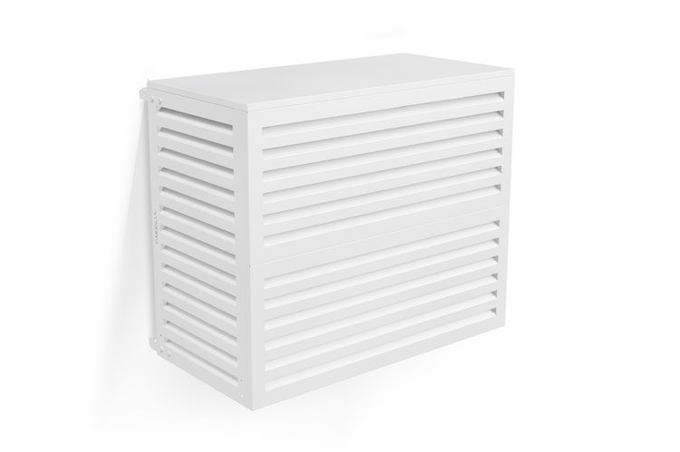 Klimaanlagenverkleidung mit Lamellenoptik
