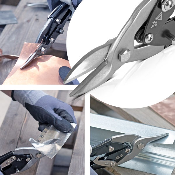 Blechschere gerader Schnitt Metallschere zum professionellen Schneiden
