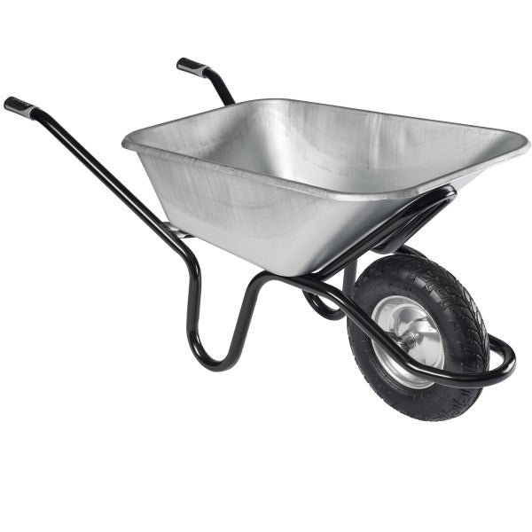 Schubkarre verzinkt Haemmerlin Aktiv Excellium Plus 120 – 120 l, 250 kg, Alpha-Gestell