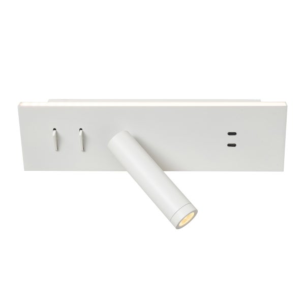 LED Wandleuchte mit USB Anschlüssen und Schaltern