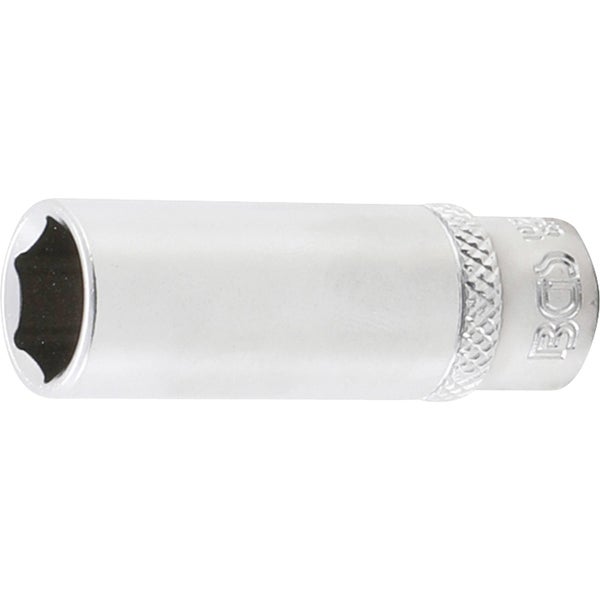BGS Steckschlüssel-Einsatz Sechskant tief Antrieb Innenvierkant 6,3 mm (1/4) SW 12 mm - 10512