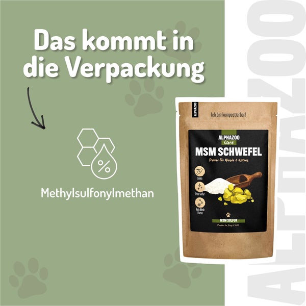 alphazoo MSM Pulver 250g