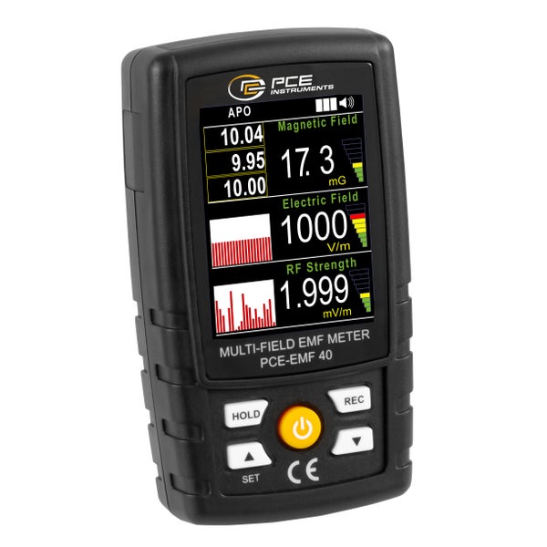 PCE Magnetfeldtester Strahlungsmesser PCE-EMF40 Gaußmeter Arbeitsschutzmessgerät