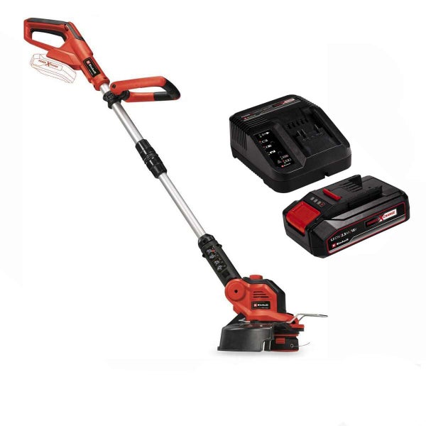 Einhell Akku Rasentrimmer mit Ladegerät und Akku für den Garten