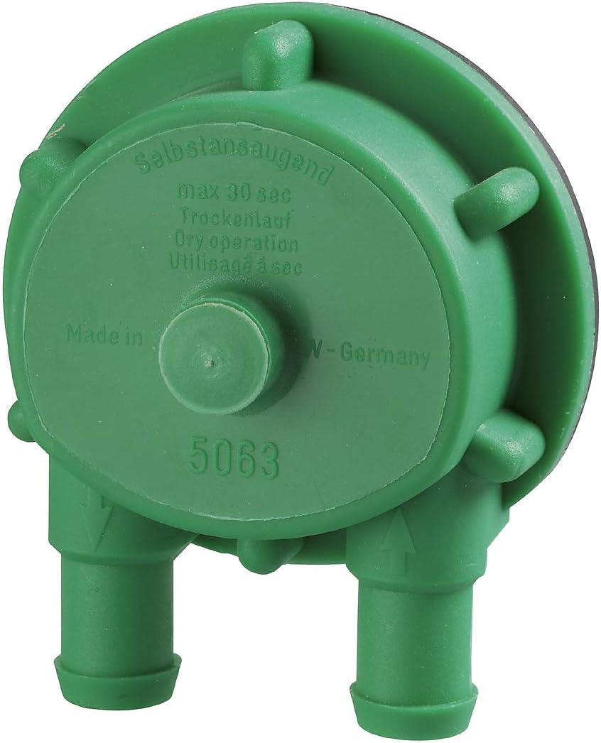 kwb Maxi-Pumpe P63 Bohrmaschinen-Pumpe 2400 l/h, selbstansaugend, Schlauch-Anschluss 1/2'', z. Befestigung von 44593 Zoll-Schlauch mit Schlauch-Schellen, Made in Germany