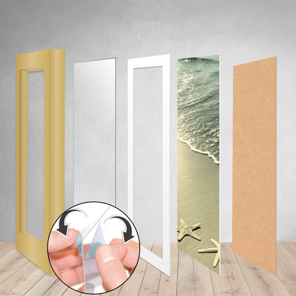 Bomoe Ocean Bilderrahmen MDF Gold (12tlg)