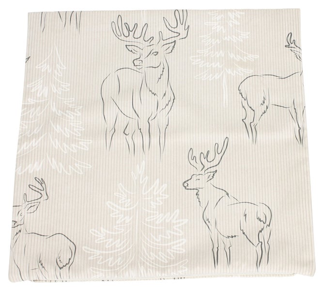 FRANK FLECHTWAREN | Kissenhülle Hirsche, POLYESTER, 45 x 45 cm