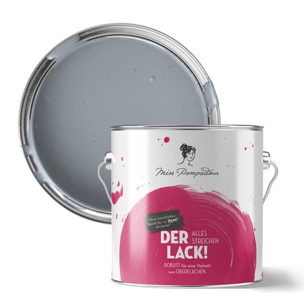 Miss Pompadour Lackfarbe in Dose mit geöffnetem Deckel