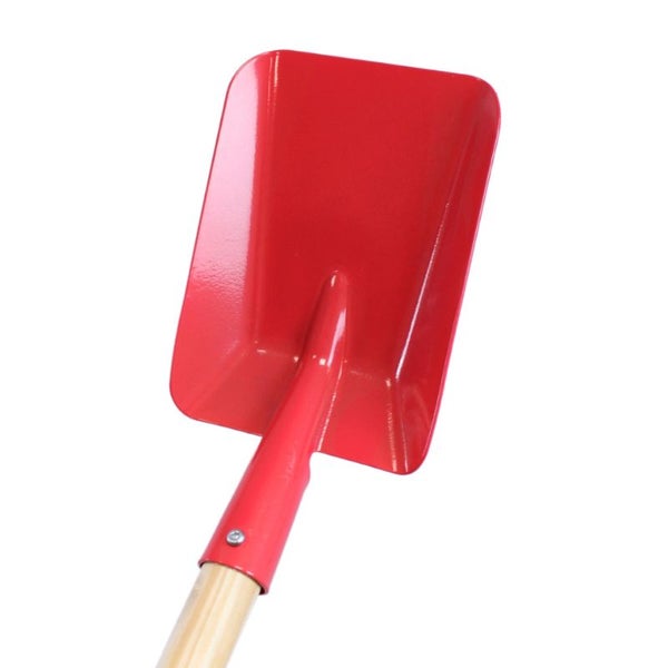 Kinderschaufel (Metall) mit Holzstiel - Pink