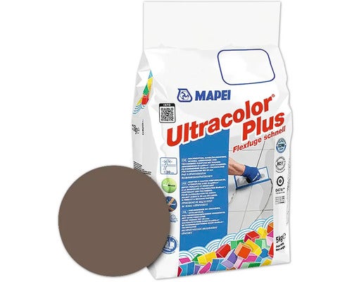 Mapei Ultracolor Plus Fliesenfugenmoertel 5 Kilogramm Sack in Braun