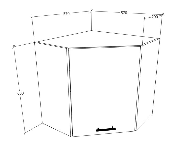 Eckschrank Küchenschrank Hängeschrank Küche Esilo