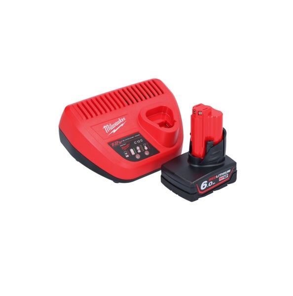 Milwaukee Akku-Ladegerät C12 C und M12 Redlithium 6,0 Ah Akku
