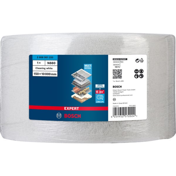 Bosch Expert N880 Vliesrolle zum Handschleifen 150 mm x 10 m Reinigung - 2608901233