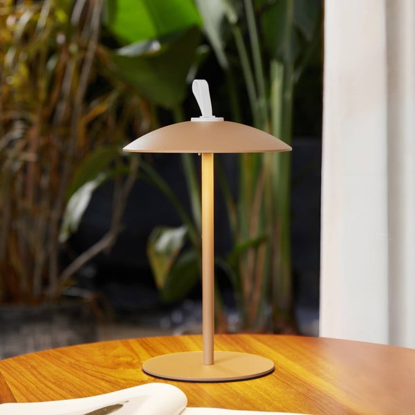 Lindby LED Kanani dimmbar (spritzwassergeschützt (Modern) in Braun aus Metall (1 flammig, )