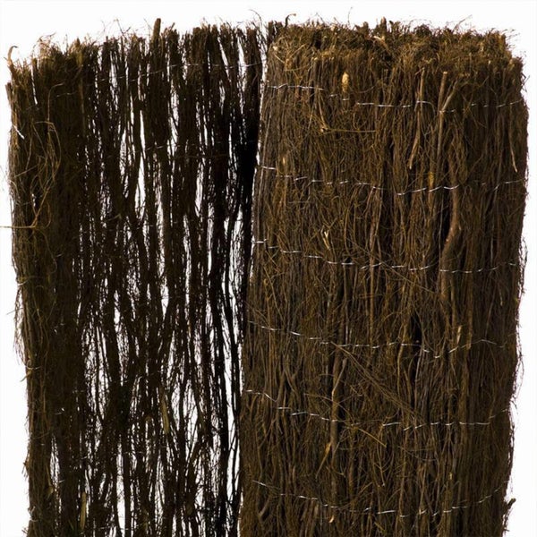 Heidematte HAWAII - Natürlicher Sichtschutz aus Heidekraut - 100x300 cm - Langlebig, Strapazierfähig und Stabil