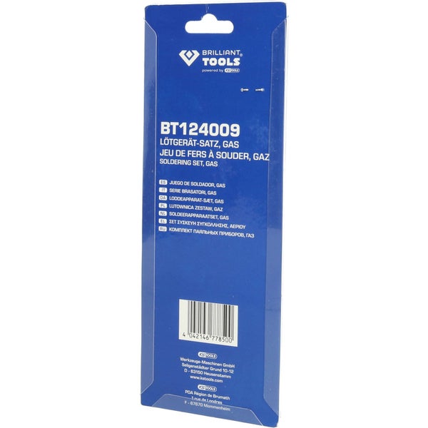 Brilliant Tools Gaslötkolben Set Verpackung