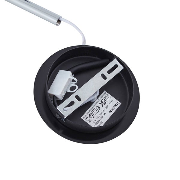 Lucande Deckenlampe Eirian (Modern) in Transparent aus Metall (5 flammig, E27) - Deckenleuchte Lampe Wohnzimmerleuchte