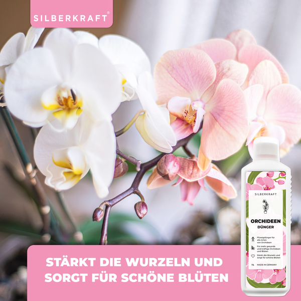 SILBERKRAFT Orchideen Bio-Dünger – 1 Liter