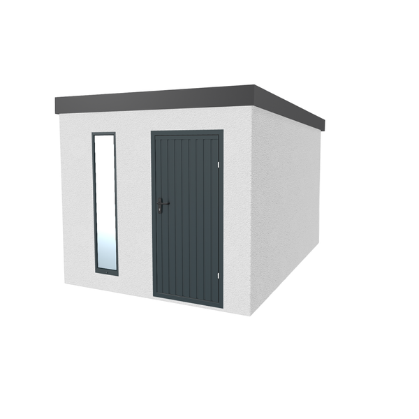Gartenhaus mit Tür und Fenster