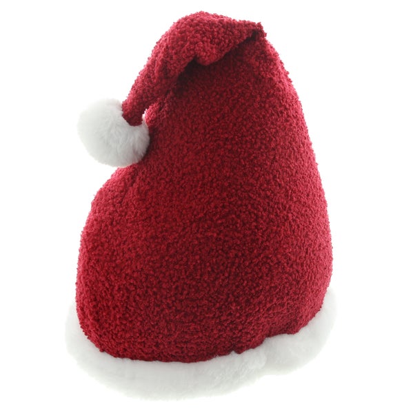 Weihnachtsmannmütze mit Bommel