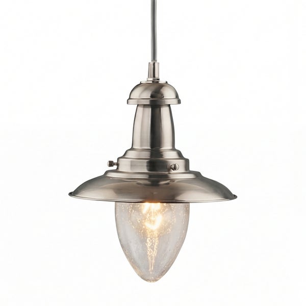 Hängelampe mit Glasschirm für den Innenbereich