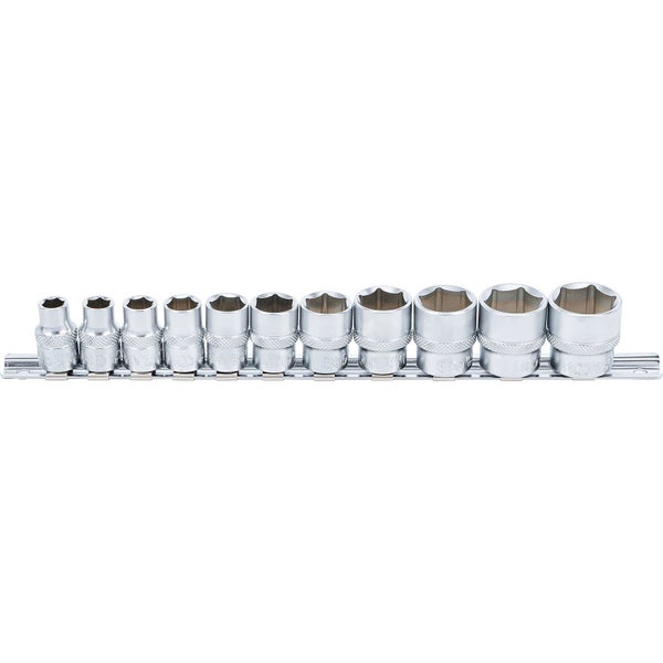 BGS Steckschlüssel-Einsatz-Satz Sechskant Antrieb Innenvierkant 10 mm (3/8) SW 5/16 - 7/8 11tlg. - 9110