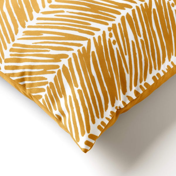 Dean Outdoor Kissen - 45x45 cm Gelb - Mit Reißverschluss