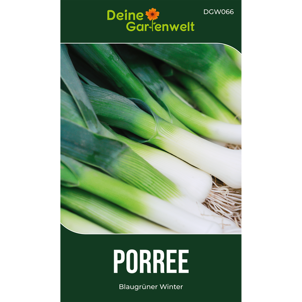 Anbauanleitung für Porree Blaugrüner Winter von Deine Gartenwelt mit Informationen zu Aussaat, Keimung, Ernte und Standort.